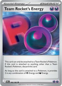 Team Rocket's Energy - SV10: Destined Rivals - 182/182