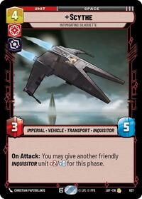 Scythe - Intimidating Silhouette (Foil) - Legends of the Force - 637