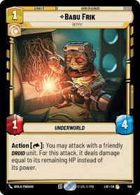 Babu Frik - Heyyy! (Foil) - Legends of the Force - 708