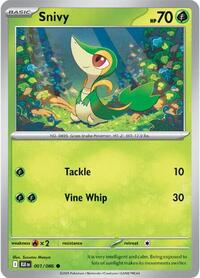 Snivy - SV: Black Bolt - 001/086