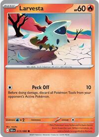 Larvesta - SV: Black Bolt - 015/086