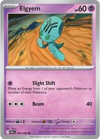 Elgyem - SV: Black Bolt - 040/086