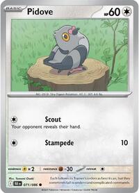 Pidove - SV: Black Bolt - 071/086