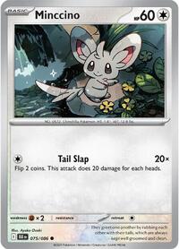 Minccino - SV: Black Bolt - 075/086
