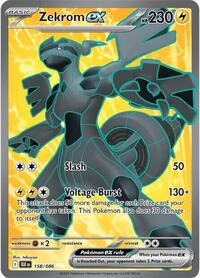 Zekrom ex - 158/086 - SV: Black Bolt - 158/086