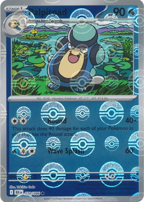 Palpitoad (Poke Ball Pattern)