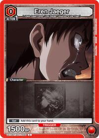 Eren Jaeger (090) (Box Topper Foil) - UE10BT: Attack on Titan - UE10BT/AOT-1-090