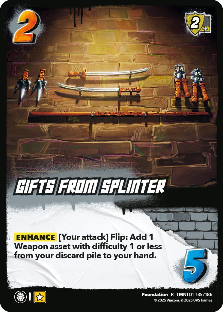 Gifts from Splinter