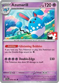 Azumarill - 074/191 - Prize Pack Series Cards - 074/191
