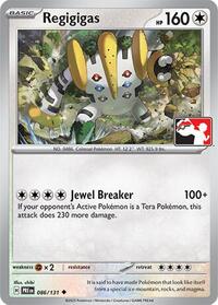 Regigigas - 086/131 - Prize Pack Series Cards - 086/131