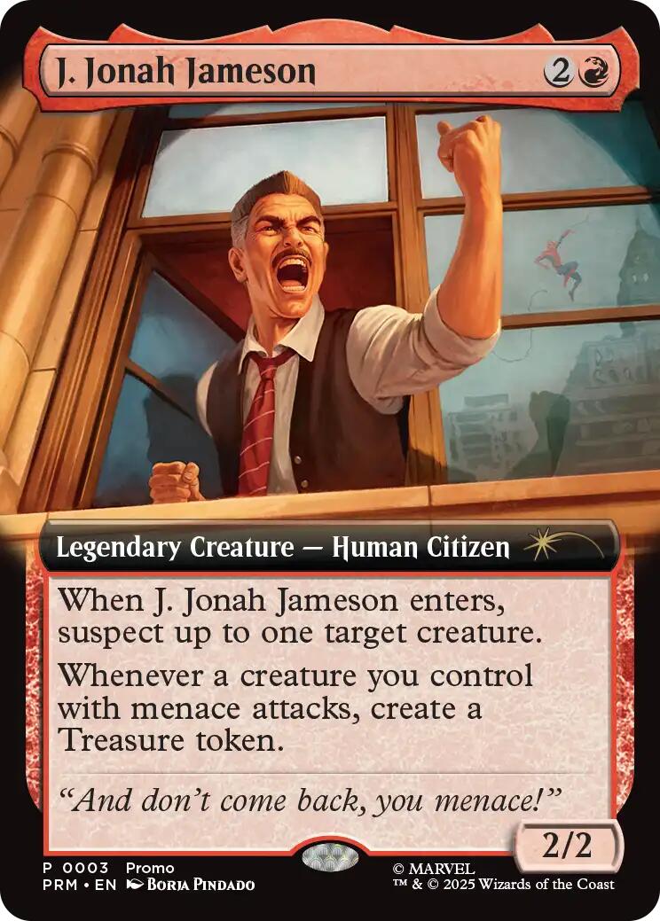 J. Jonah Jameson (Extended Art)