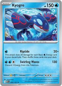 Kyogre - ME01: Mega Evolution - 034/132