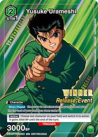 Yusuke Urameshi (Release Event Winner) - UE13BT: Yu Yu Hakusho: Ghost Files Release Event Cards - UEPR/YYH-1-036