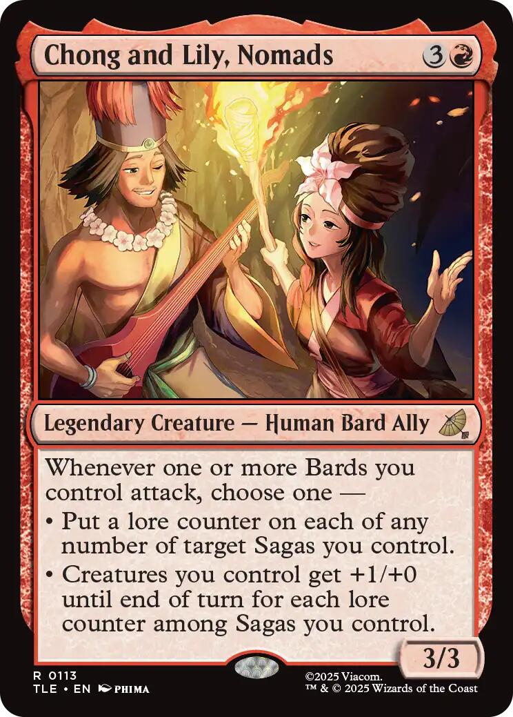 Chong and Lily, Nomads