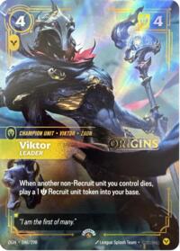 Viktor, Leader - Riftbound Organized Play Promotional Cards - 246/298
