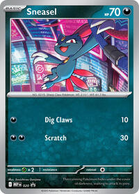 Sneasel (Cosmos Holo) - ME: Mega Evolution Promo - 020