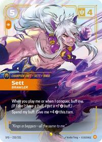 Sett, Brawler (Overnumbered) - Spiritforged - 232/221