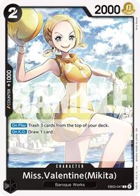 Miss.Valentine(Mikita) - Extra Booster: One Piece Heroines Edition - EB03-047