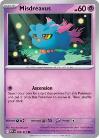 Misdreavus - 085/217 - ME: Ascended Heroes - 085/217