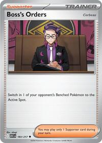 Boss's Orders [Corbeau] - 183/217 - ME: Ascended Heroes - 183/217