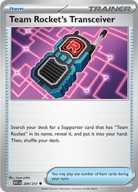 Team Rocket's Transceiver - 209/217 - ME: Ascended Heroes - 209/217