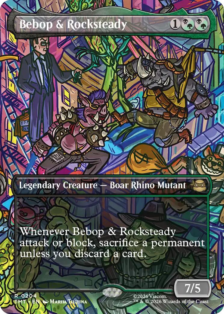 Bebop & Rocksteady (Borderless)