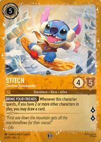 Stitch - Carefree Snowboarder - Disney Lorcana Promo Cards - 42