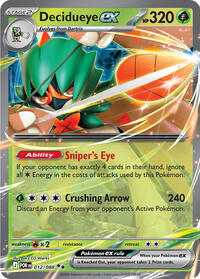 Decidueye ex - 012/088 - ME03: Perfect Order - 012/088