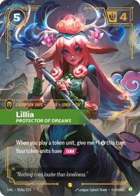 Lillia, Protector of Dreams (Alternate Art) - Unleashed - 058a/219