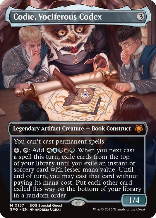 Codie, Vociferous Codex (Borderless)
