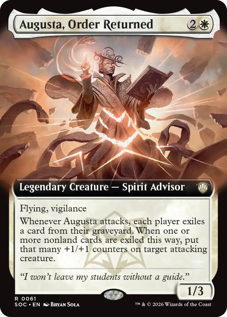 Augusta, Order Returned (Extended Art)