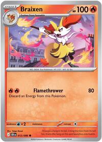 Braixen - ME04: Chaos Rising - 012/086