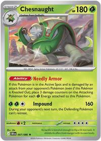 Chesnaught - ME04: Chaos Rising - 007/086