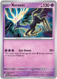 Xerneas - 042/086 - ME04: Chaos Rising - 042/086