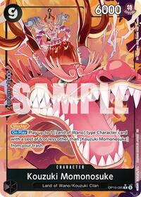 Kouzuki Momonosuke (085) (Alternate Art) - The Time of Battle - OP16-085
