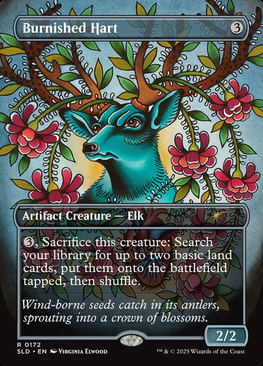 Burnished Hart (Rainbow Foil)
