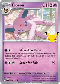 Espeon - ME: 30th Celebration - 069/128