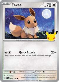 Eevee - 118/128 - ME: 30th Celebration - 118/128