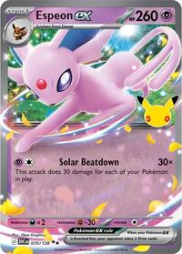 Espeon ex - ME: 30th Celebration - 070/128