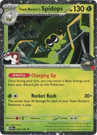 Team Rocket's Spidops - 020/182 (Cosmos Holo) - Prize Pack Series Cards - 020/182