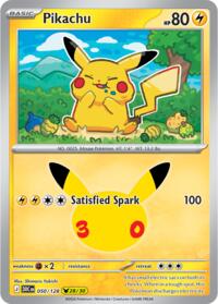 Pikachu - 050/128 - ME: 30th Celebration - 050/128