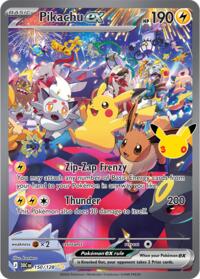 Pikachu ex - 150/128 - ME: 30th Celebration - 150/128