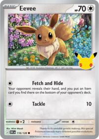 Eevee - 116/128 - ME: 30th Celebration - 116/128