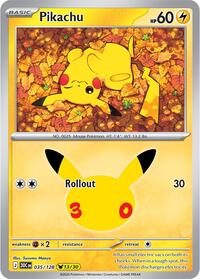 Pikachu - 035/128 - ME: 30th Celebration - 035/128