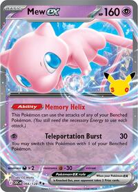 Mew ex - 066/128 - ME: 30th Celebration - 066/128