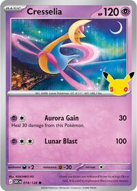 Cresselia - ME: 30th Celebration - 074/128