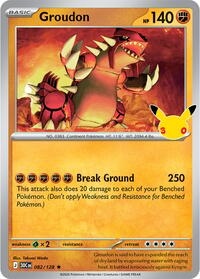 Groudon - ME: 30th Celebration - 082/128