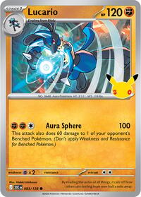 Lucario - ME: 30th Celebration - 083/128