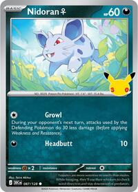 Nidoran F - ME: 30th Celebration - 087/128