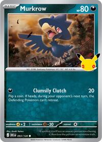 Murkrow - ME: 30th Celebration - 093/128